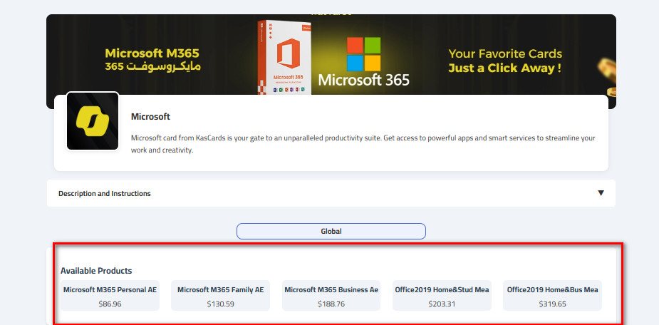 How to Purchase Microsoft 365 Cards from Kascards