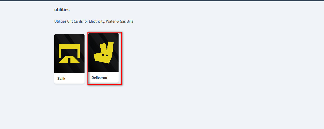 How to Purchase Deliveroo app Cards from Kascards