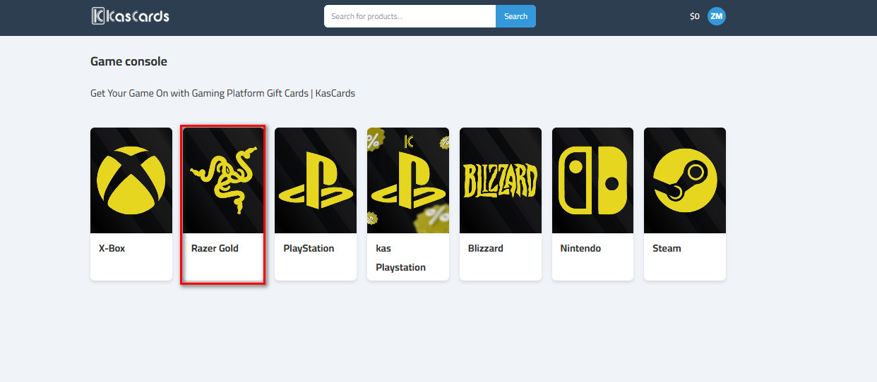 أسرع طريقة لشراء بطاقات ريزر عبر متجر كاسكاردز خطوة بخطوة