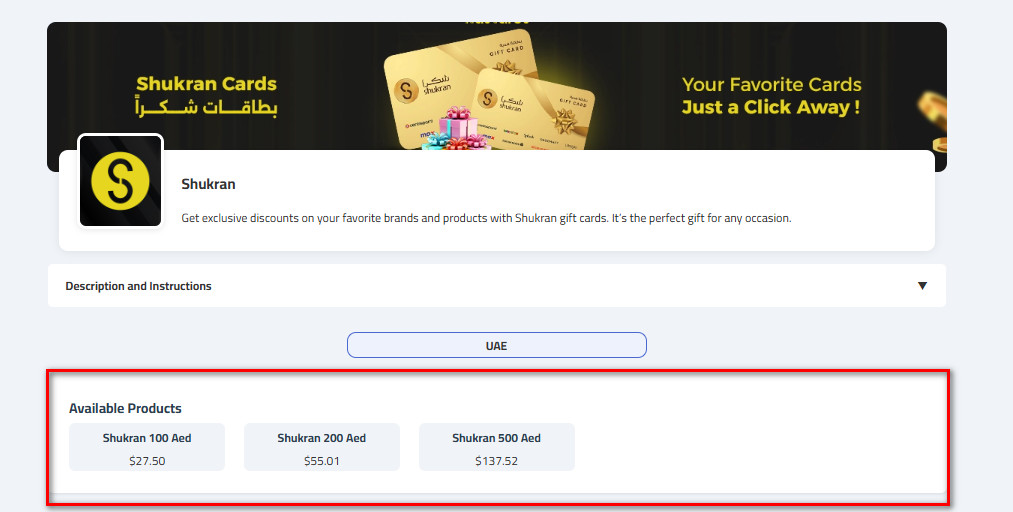 How to buy Shukran cards from kascards