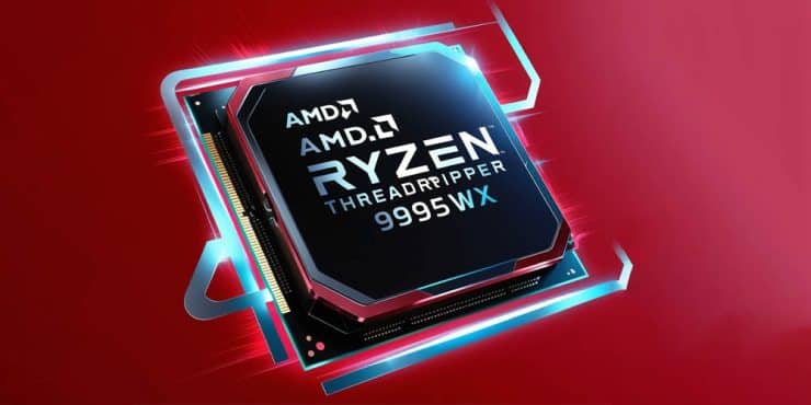 معالج AMD Threadripper 9995WX