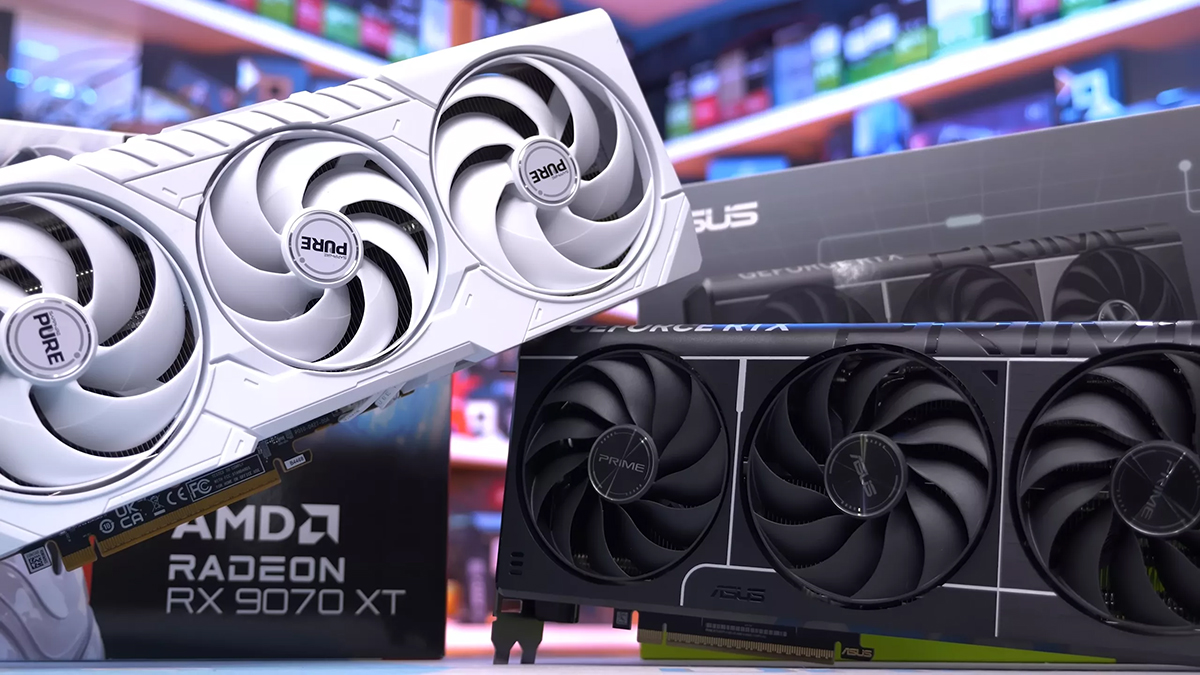 مواجهة قياسية: RX 9070 XT ضد RTX 5070 Ti