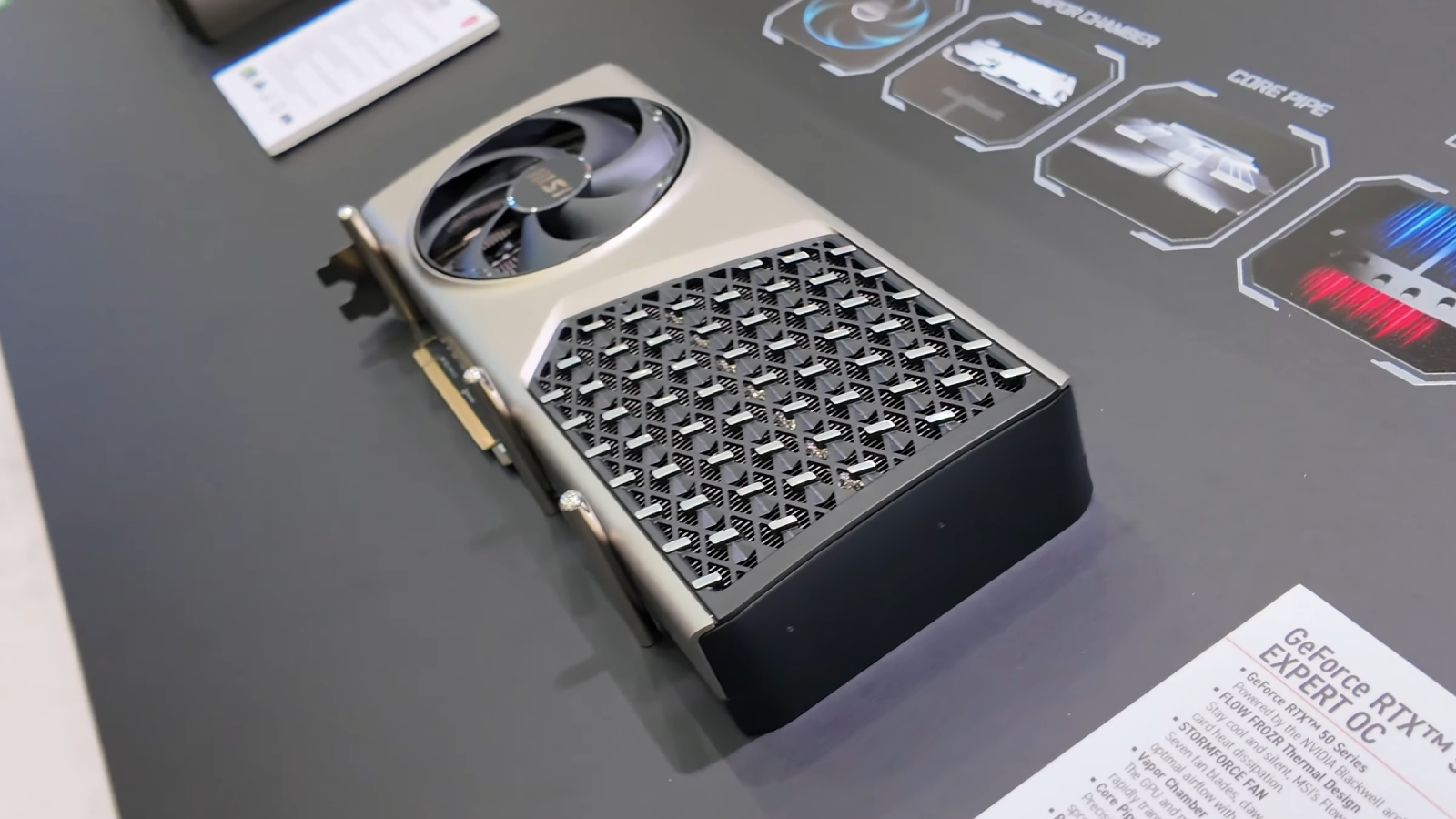 إطلاق MSI لبطاقة RTX 5080 Expert بنظام تبريد مروحي