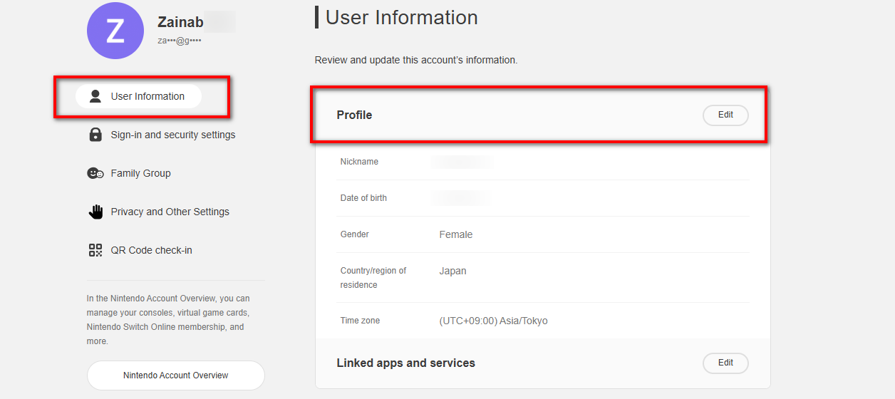 خطوات تغيير منطقة متجر ننتيندو