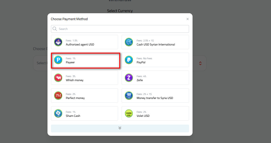 Steps to Withdraw USD to Payeer Account Using Kazawallet