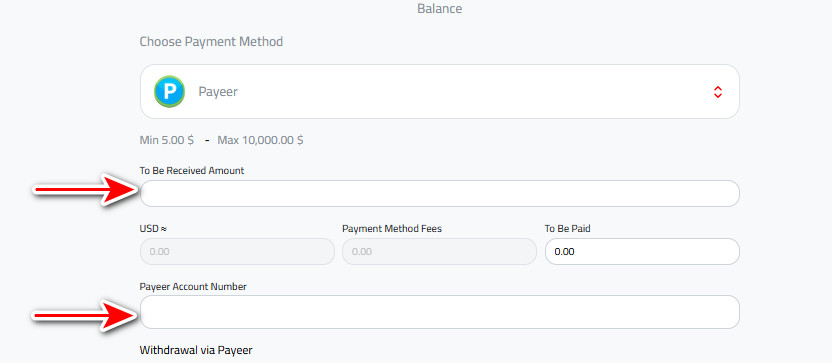 Steps to Withdraw USD to Payeer Account Using Kazawallet