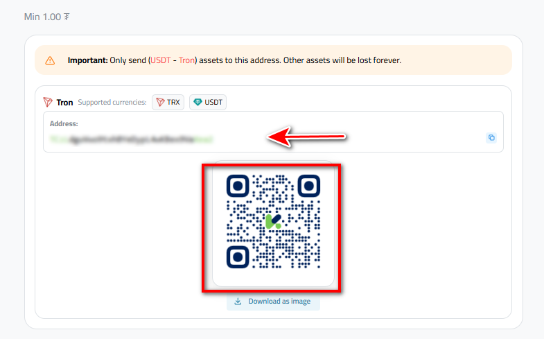 Steps to Deposit USDT via USDT-TRC in Kazawallet
