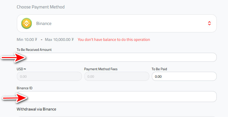 Steps to Withdraw USDT to Binance from Kazawallet: