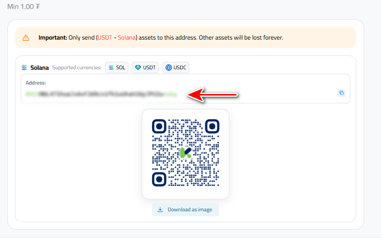 Steps to Deposit USDT via USDT-SOL in Kazawallet
