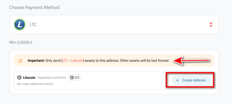 Steps to Deposit Litecoin into Kazawallet