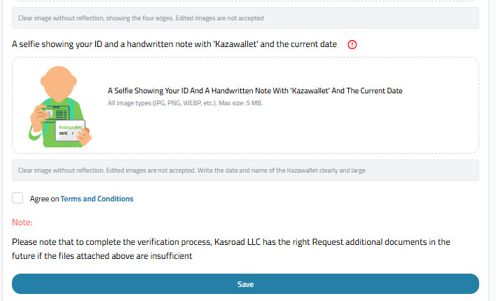 Steps to Verify Your Account on Kazawallet