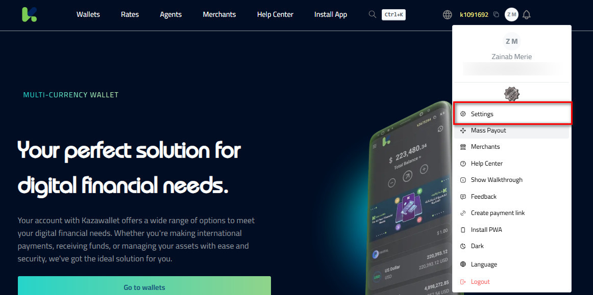 Steps to Verify Your Account on Kazawallet