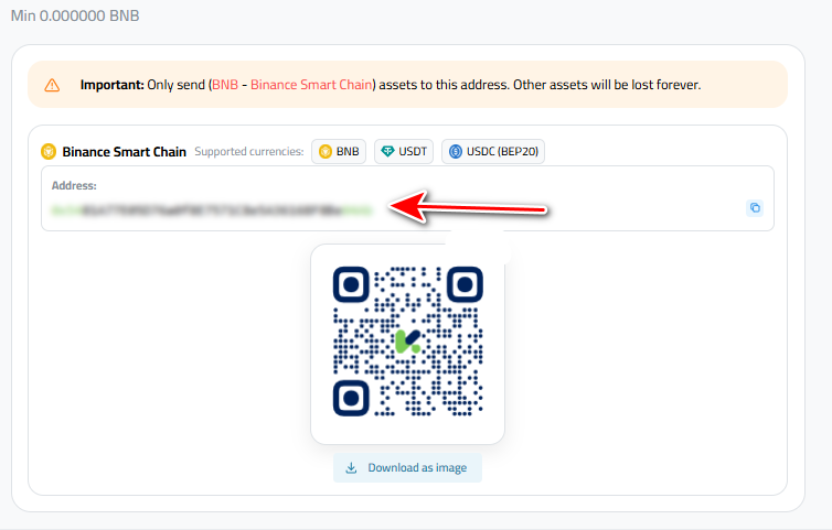 Steps to Deposit Binance Coin into Kazawallet