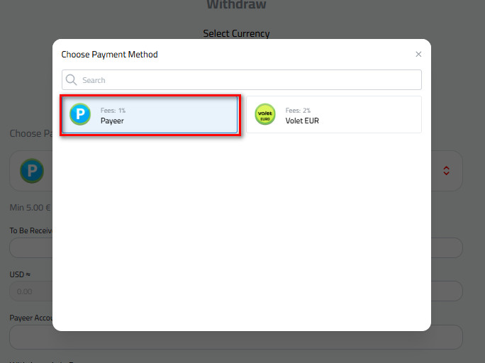 How to Withdraw Euros to Payeer from Your Kazawallet Account