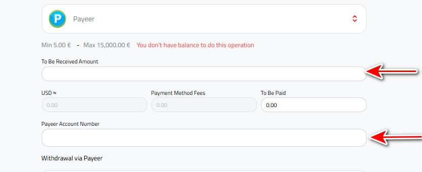 How to Withdraw Euros to Payeer from Your Kazawallet Account