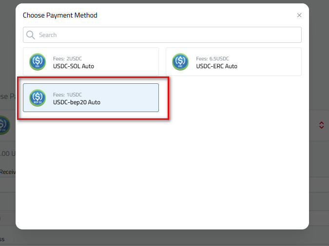 Steps to Withdraw USDC to USDC-BEP20 from Kazawallet