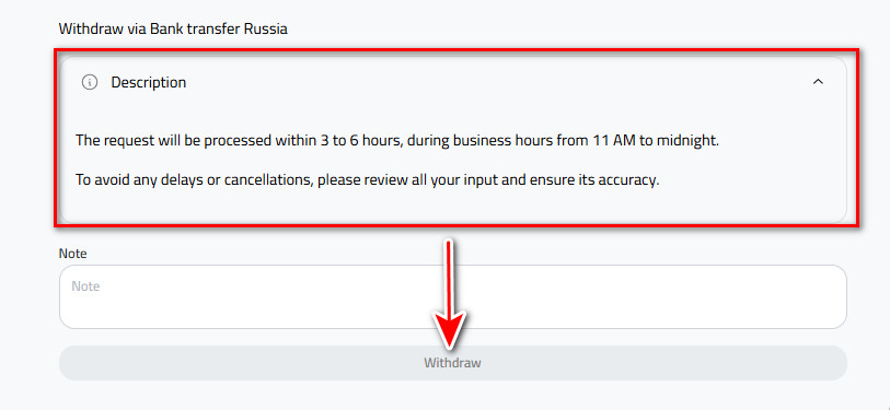 Steps to Withdraw Ruble to Tinkoff Bank from Kazawallet