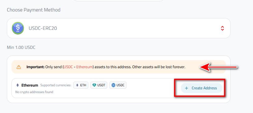 Steps to Deposit USDC via USDC-ERC into Kazawallet