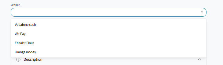Choose Local Egyptian Wallet
