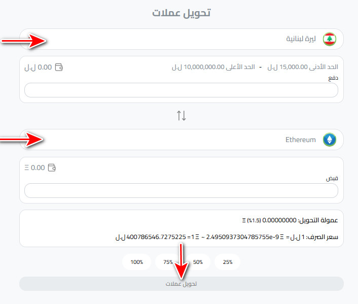 ما هي خطوات شراء ايثريوم في لبنان؟