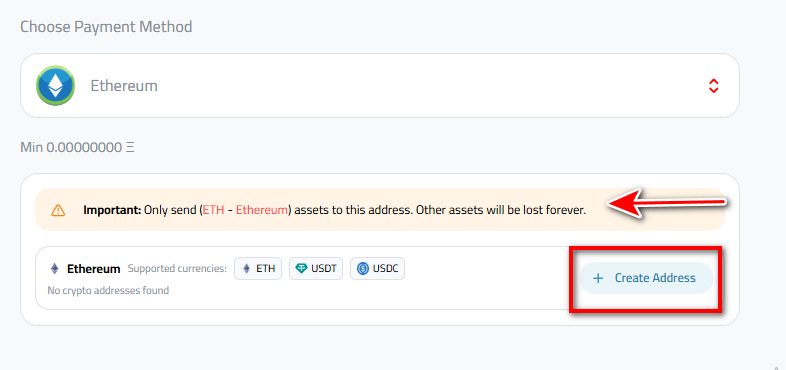 What are the steps to deposit Ethereum into Kazawallet?