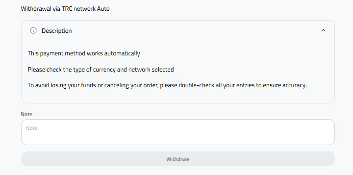 Steps to Withdraw USDC to USDC-TRC from Kazawallet