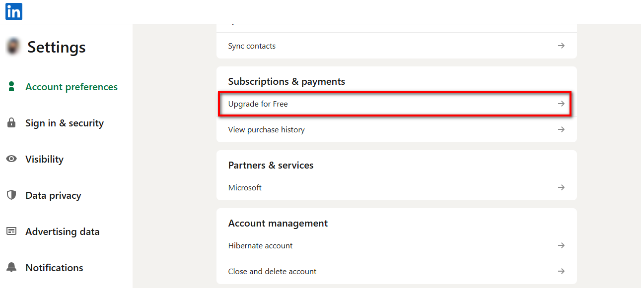 كيفية الاشتراك في LinkedIn Premium بالعملات الرقمية