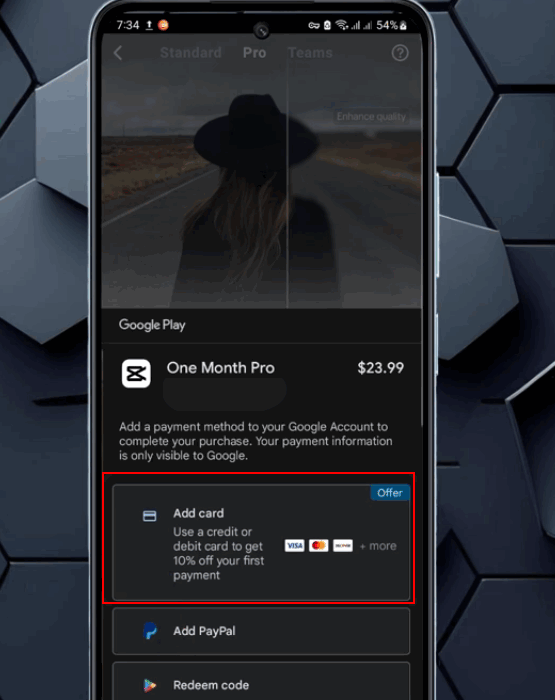 كيفية الاشتراك في Capcut Pro خطوة بخطوة