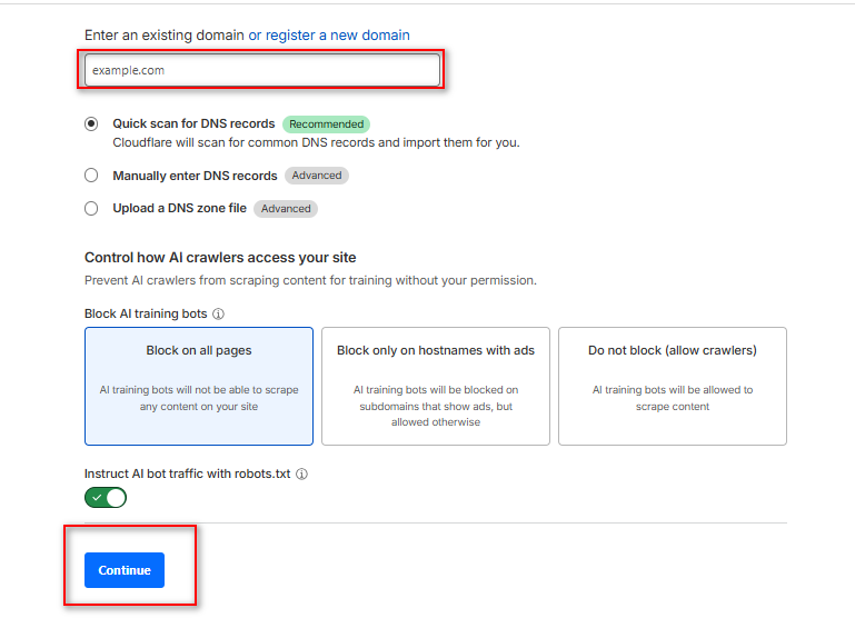 دفع اشتراك Cloudflare باستخدام الكريبتو