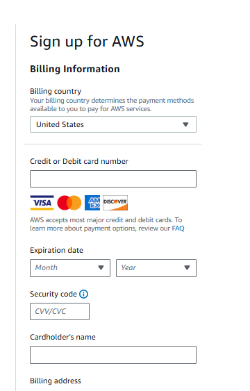 كيفية دفع فاتورة Amazon Web Services بالعملات الرقمية