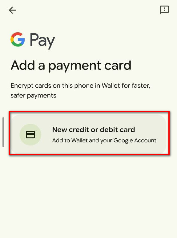 خطوات إضافة بطاقة كذاواليت إلى Google Pay