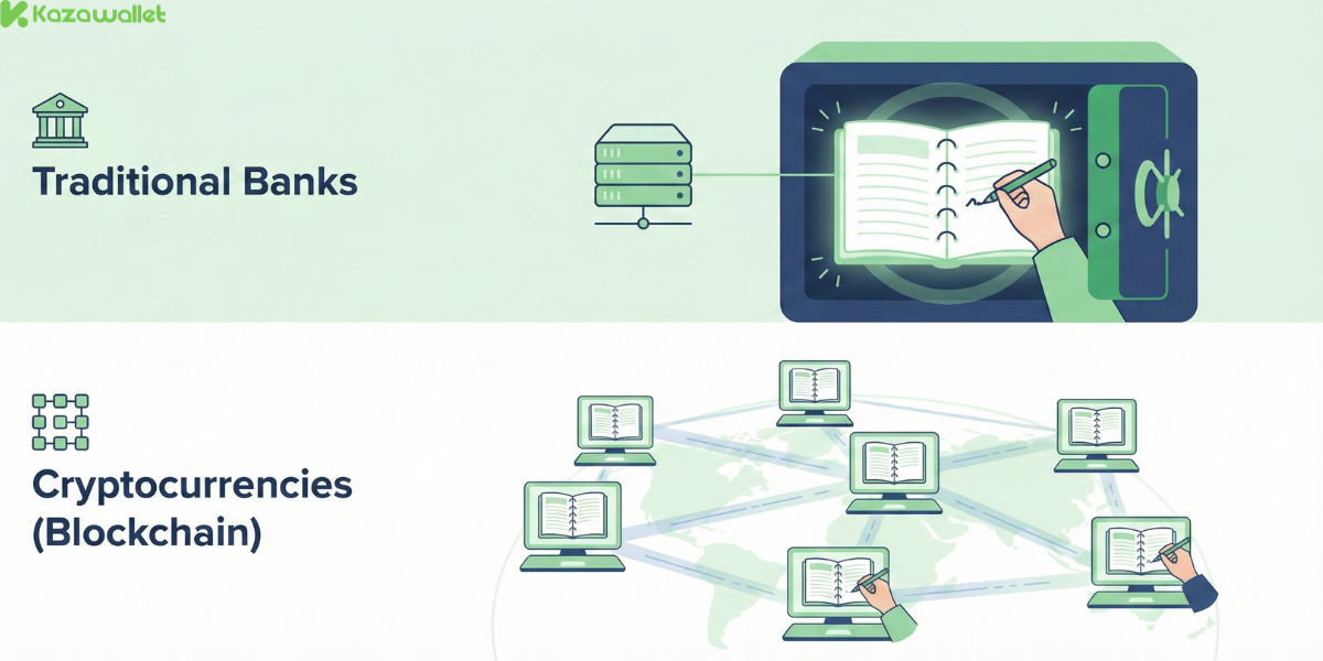 كيف تعمل العملات المشفرة؟