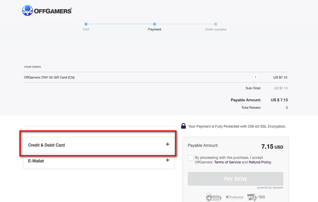ما هي خطوات الشراء من OffGamers باستخدام الكريبتو؟