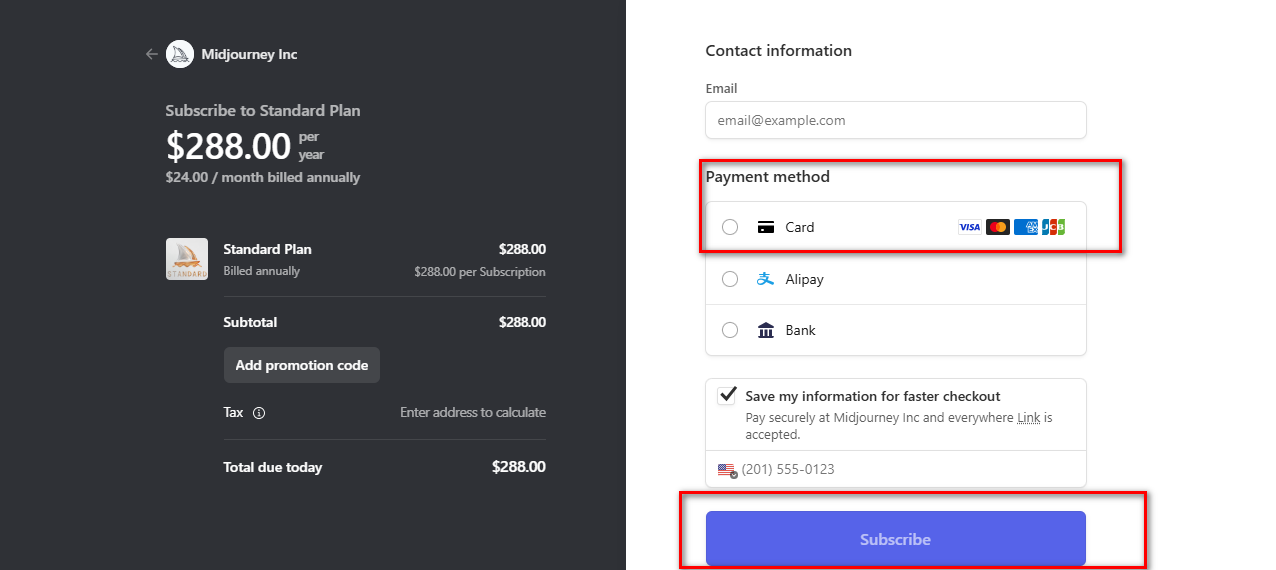 خطوات الاشتراك في Midjourney باستخدام الكريبتو