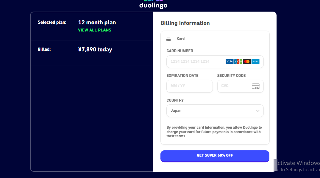 How to Subscribe to Duolingo Using Your Crypto Balance?