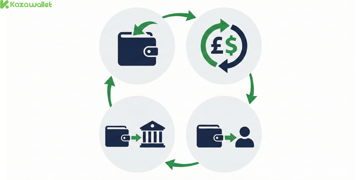 كيف أدير عملياتي المالية (إيداع، تحويل، سحب) في كذاواليت؟