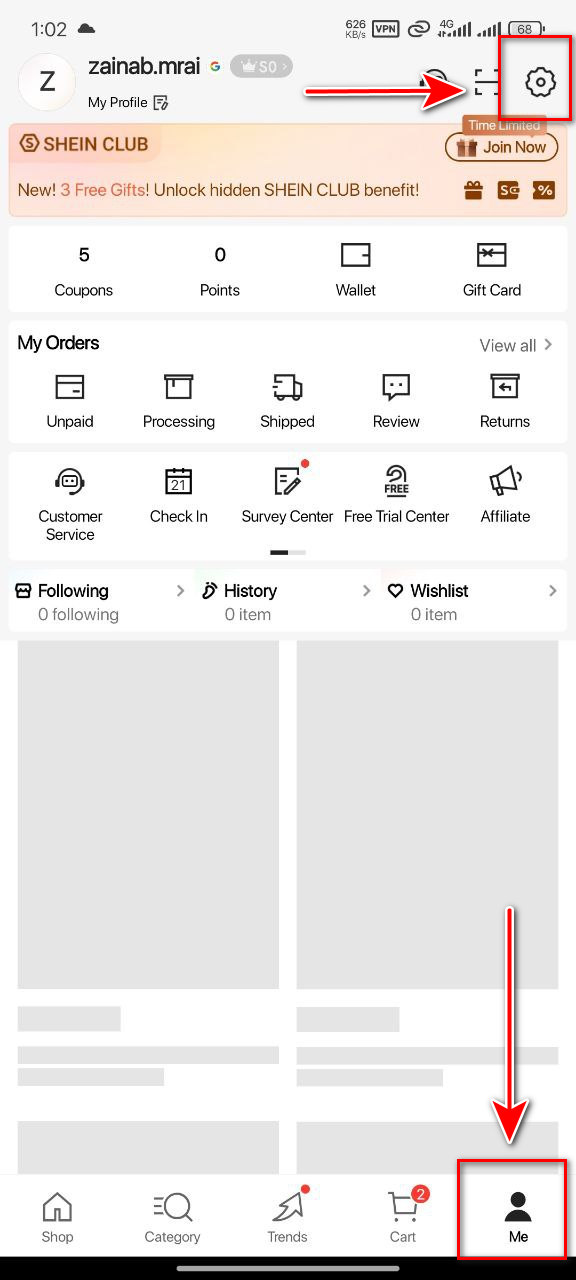 الدفع في SHEIN باستخدام العملات الرقمية