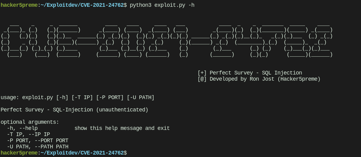 Survey Exploits Survey Exploits