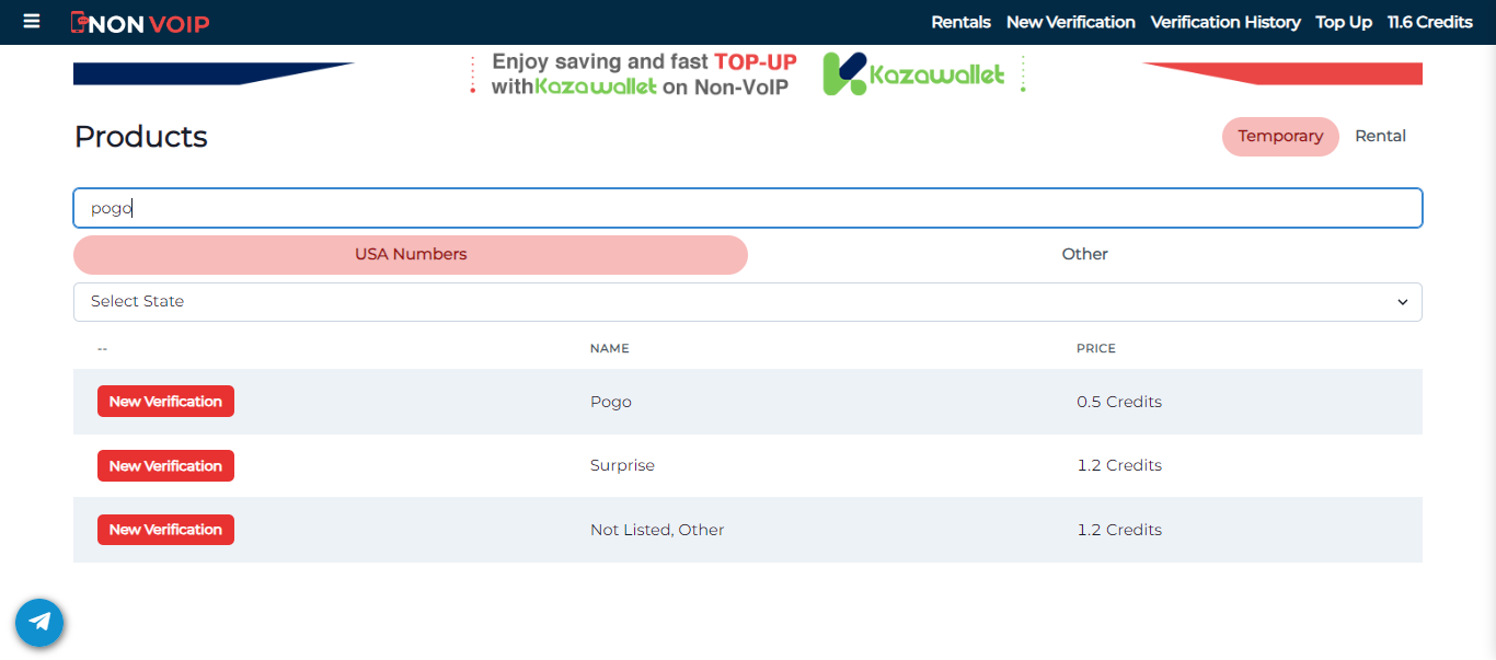 كيفية تفعيل حساب بوغو باستخدام أرقام Non-VoIP