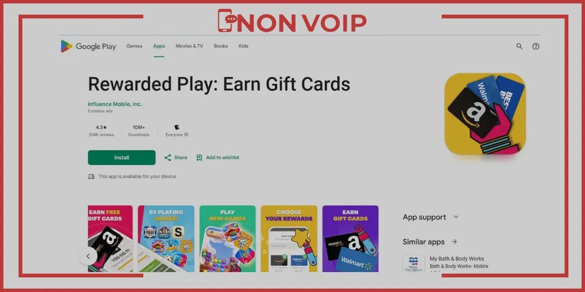 شرح تطبيق Rewarded Play