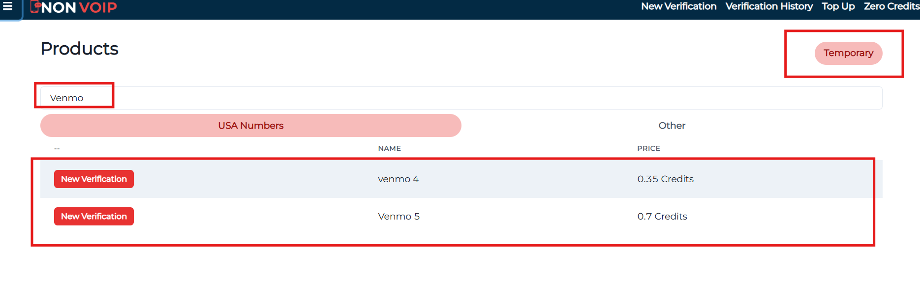 US Number to Activate Venmo