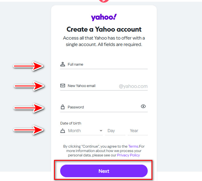 How to create Yahoo email without phone number using Non-VoIP