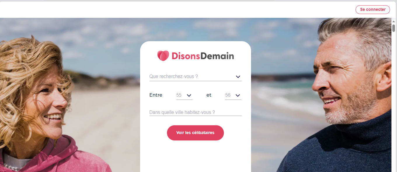 Start the Registration on OurTime