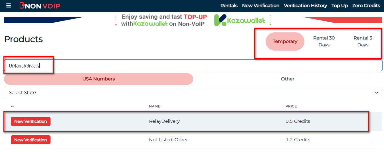 Create RelayDelivery Account Without Phone Number