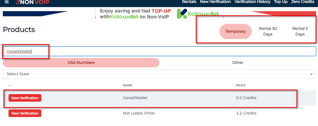 What are the Steps to Create GeraldWallet Account Without Phone Number with Non-Voip?