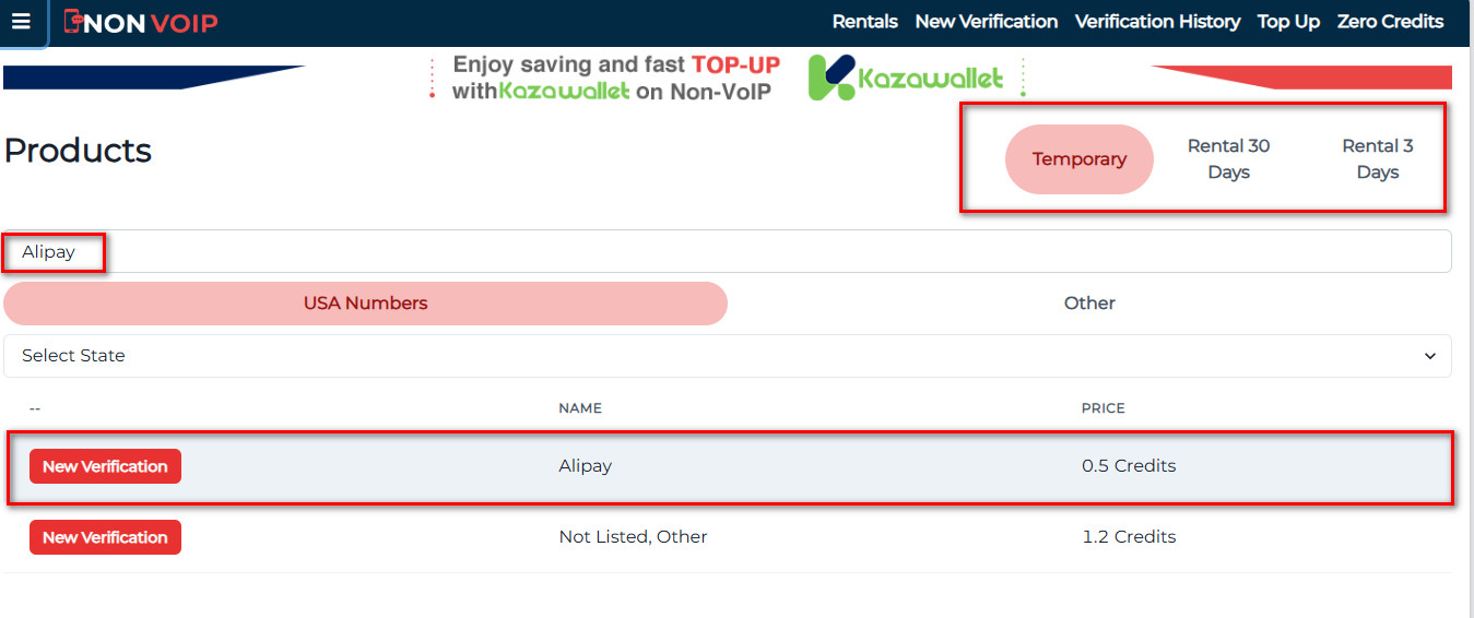 Steps to create Alipay account without phone number using Non-Voip?