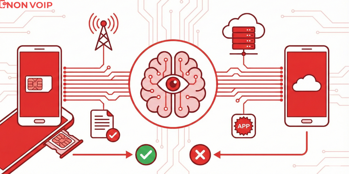 كيف يميز الذكاء الاصطناعي بين الرقم اللحقيقي والرقم المجاني؟