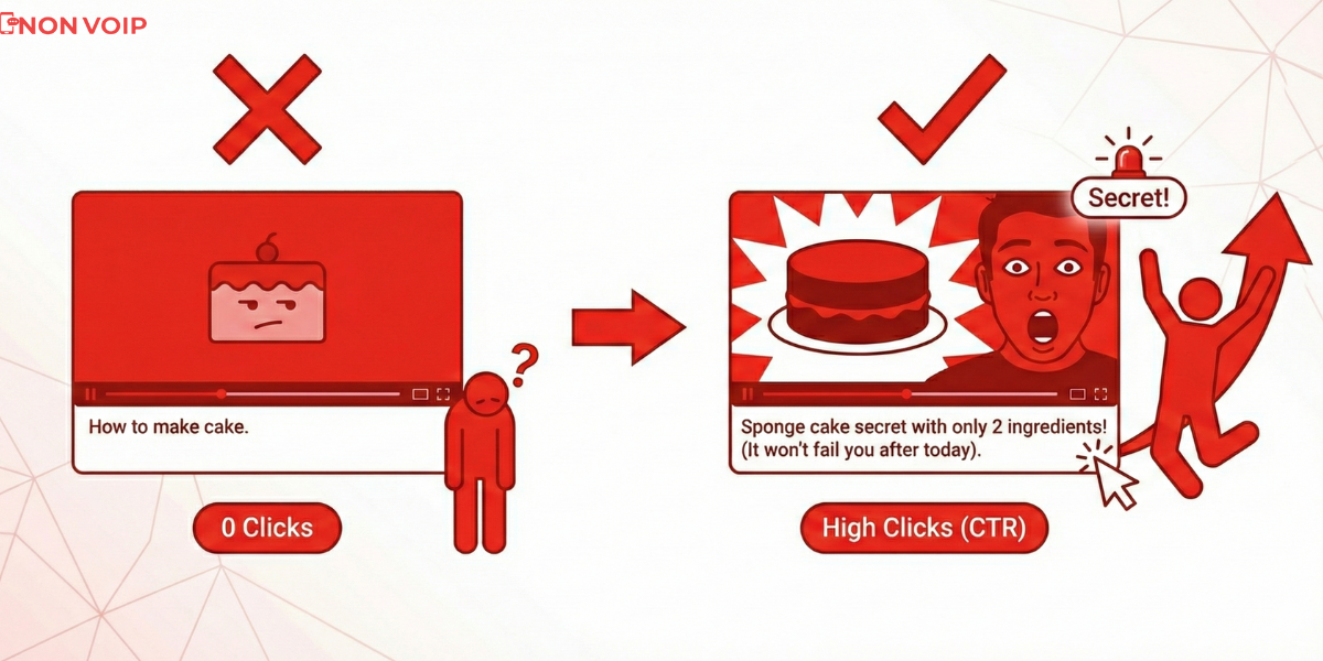 كيف تصمم صورة مصغرة وعنواناً لزيادة النقرات (CTR)؟