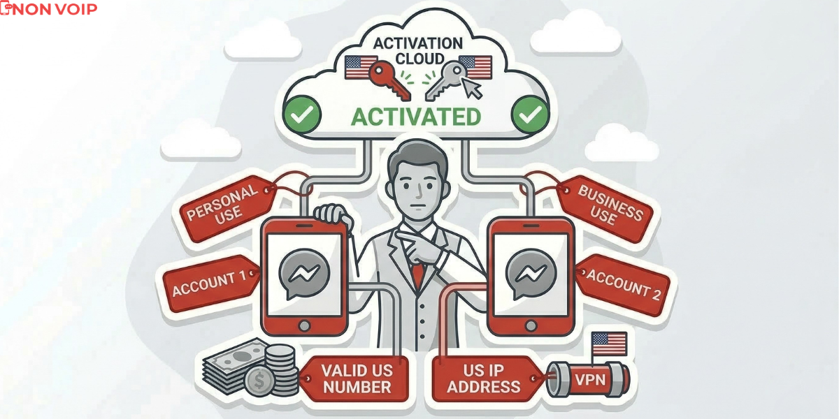 كيف تقوم بإنشاء حسابين مسنجر أمريكيين في وقت واحد؟
