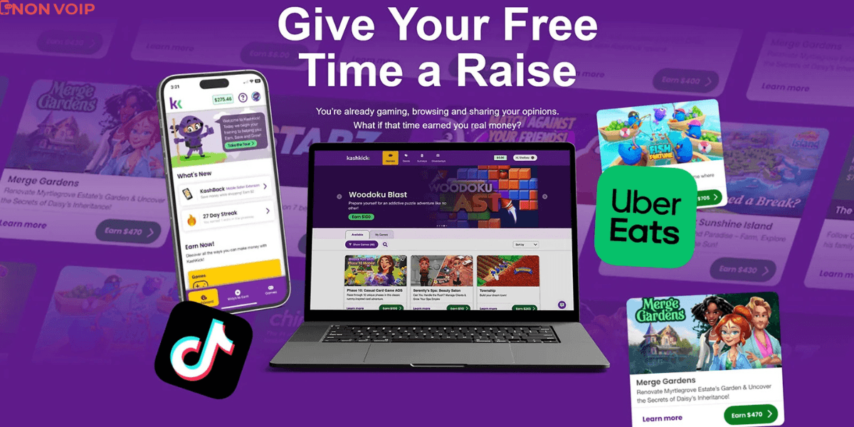 ما فائدة تفعيل KashKick برقم أمريكي حقيقي؟